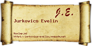 Jurkovics Evelin névjegykártya